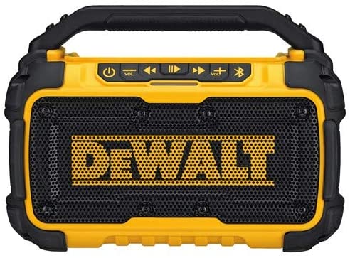 DEWALT DCR010 20V Max Bluetooth Jobsite Speaker (Tool Only),Yellow/Black