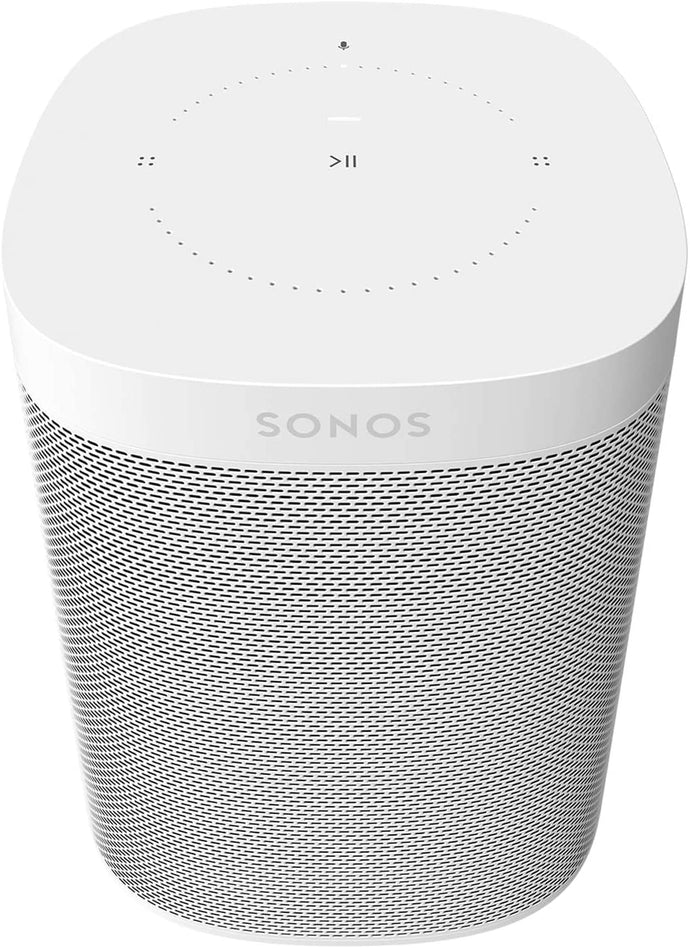 Sonos One (Gen 2), the powerful smart speaker with voice control built in (White)