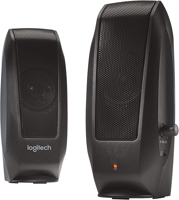 Logitech 980-000012 S120 2.0 Multimedia Speakers, Black
