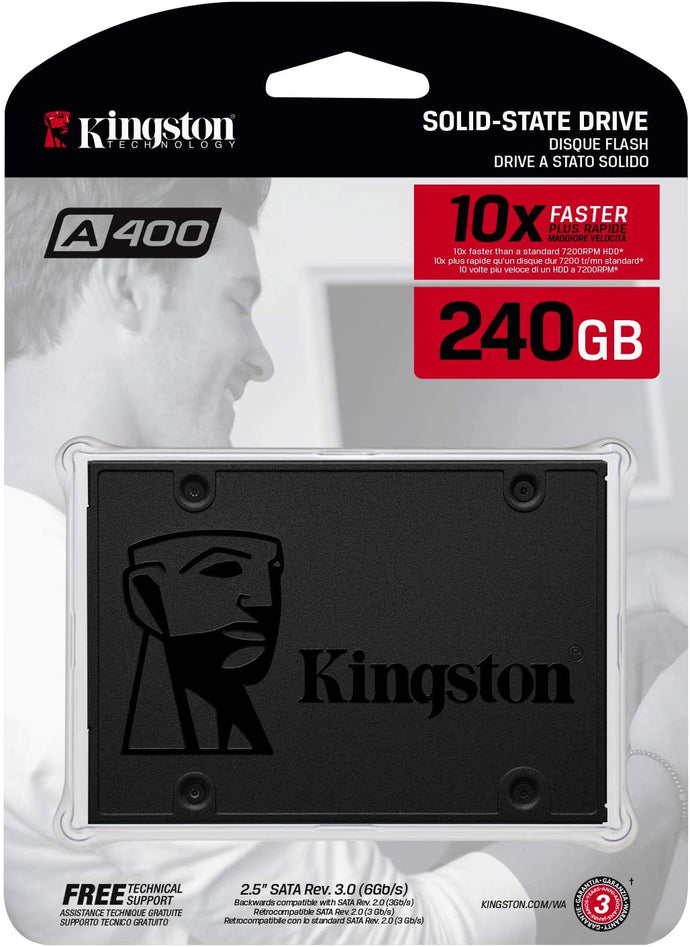 Kingston 240GB A400 SSD 2.5'' SATA 7MM 2.5-Inch SA400S37/240G