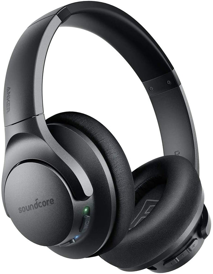 Anker Soundcore Life Q20 Bluetooth Headphones, Hybrid Active Noise Canceling, 40H Playtime, Hi-Res Audio, Deep Bass, Memory Foam Ear Cups and Headband, Wireless Over Ear Headphones for Travel, Work