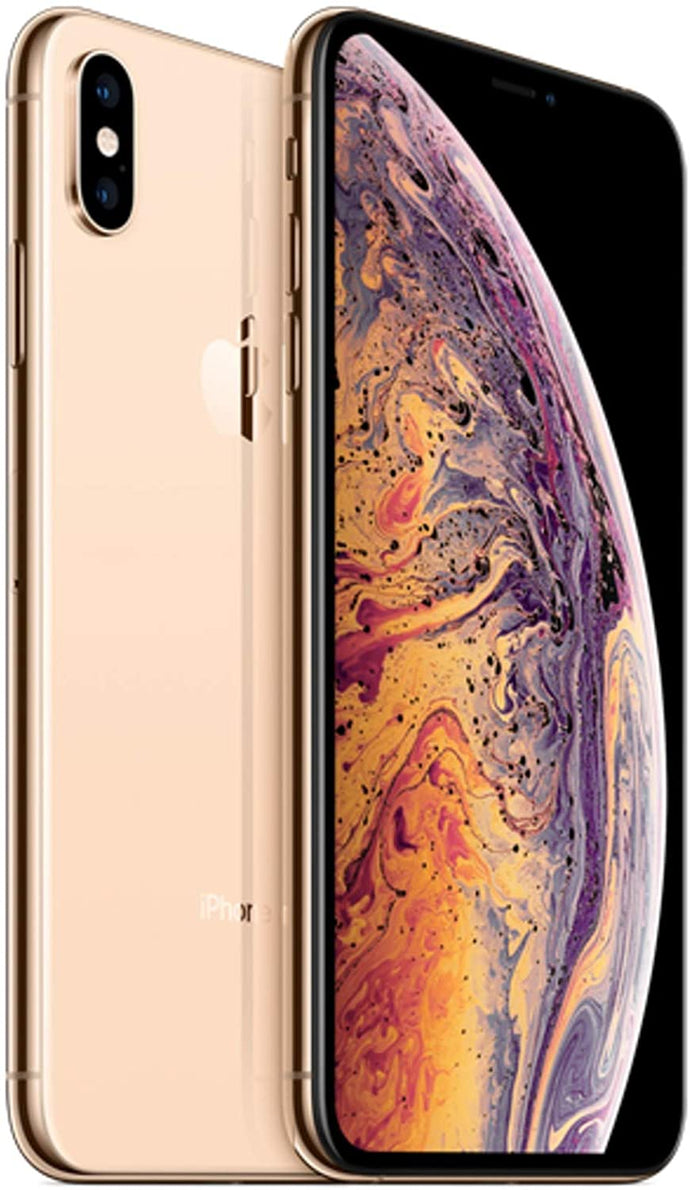 Apple iPhone Xs Max, Fully Unlocked, 64 GB - Gold (Renewed)