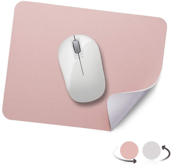 AtailorBird Mouse Pad Dual-Sided Mat Waterproof PU Leather Mousepad 10.6