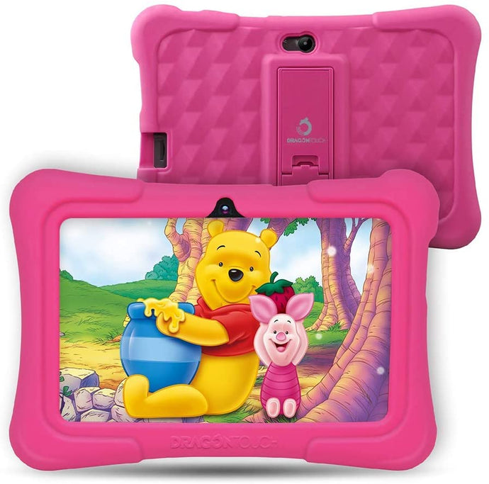 Dragon Touch Y88X Pro 7 inch Kids Tablet Android 9.0, 2GB RAM and 16 GB ROM, Kidoz Pre-Installed with All-New Disney Content WiFi Only - 2019 New Model - Pink