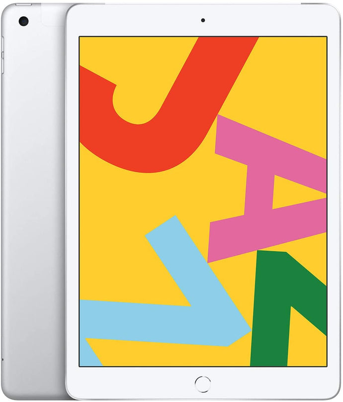 New Apple iPad (10.2-Inch, Wi-Fi + Cellular, 128GB) - Silver (Latest Model)
