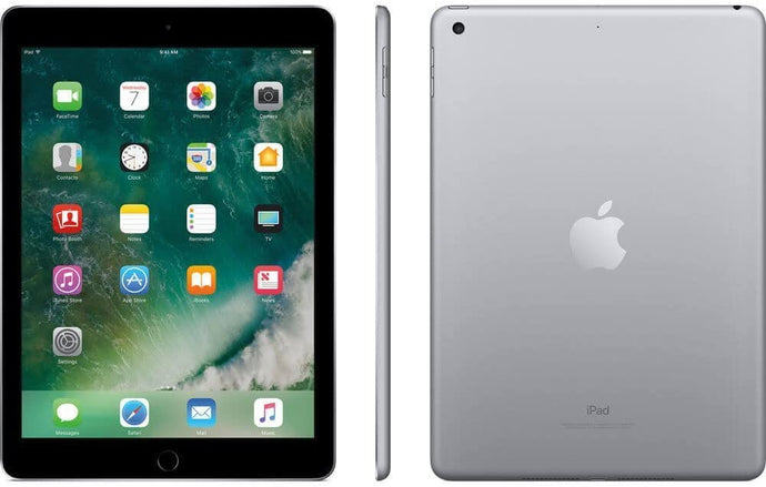 Apple iPad 9.7 with WiFi, 128GB- Space Gray (2017 Newest Model) (Renewed)