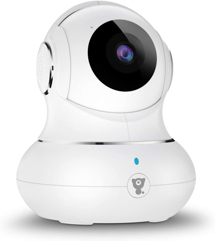 Littlelf Security Camera 1080P HD WiFi Camera - Indoor Baby Monitor IP Camera for Baby/Pet Monitor with Auto-cruise Patrol Mode, 2-Way Audio & Reverse Calling,  Work with Alexa, (White)