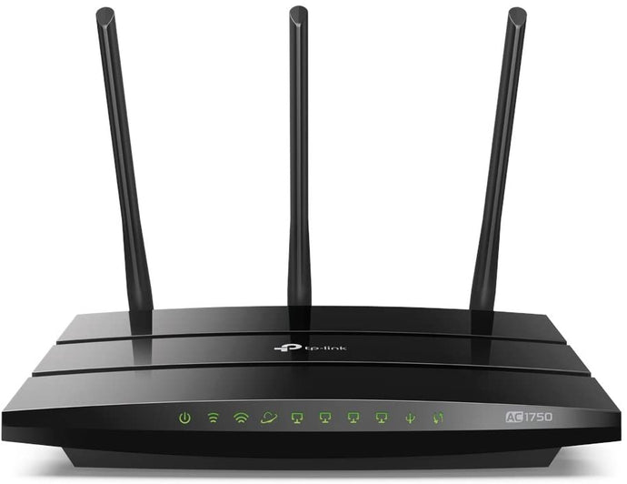 TP-Link Archer C7 AC1750 Dual Band Wireless AC Gigabit Router, 2.4GHz 450Mbps + 5Ghz 1350Mbps, 2 USB 2.0 Ports, IPv6, Guest Network, WPS