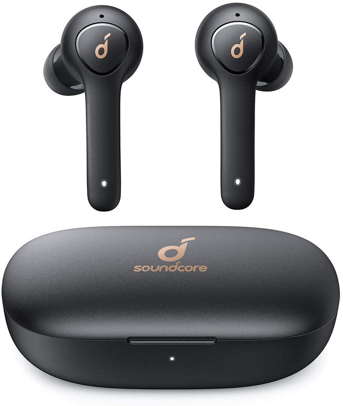 Anker Soundcore Life P2 True Wireless Earbuds with 4 Microphones, CVC 8.0 Noise Reduction, Graphene Drivers for Clear Sound, USB C, 40H Playtime, IPX7 Waterproof, Wireless Earphones for Work, Travel (Renewed)