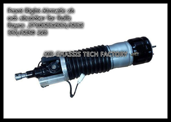 Rolls Royce Ghost Front RIGHT air suspension air spring strut aromatic shocks coil over 37106862551/6862551/6850 228 - DeliverMyCart.com