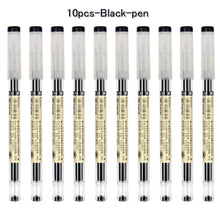 0.35mm Fine Gel Pen Blue/Black Ink Refills Rod for Handle Marker Pens School Gelpen Office Student Writing Drawing Stationery