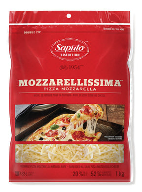 SAPUTO CHEESE MOZZ/PIZZ SHRED 17% PACK OF 4X2.5 KG