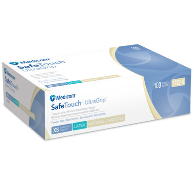 MEDICOM ULTRA GRIP LATEX NATURAL PACK OF 100