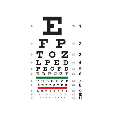 SNELEN EYE CHART PACK OF 1