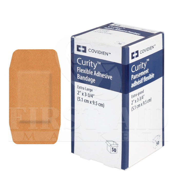 COVIDIEN CURITY FABRIC BANDAGES PACK OF 50