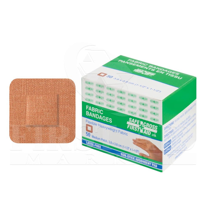 COVIDIEN CURITY FABRIC BANDAGES PACK OF 50