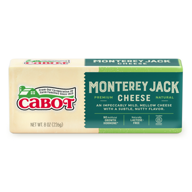 MONTEREY JACK CHEESE W H PPRS  PACK OF 2X4.5 KG