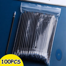 100 Pcs/Set Office Signature Shool Gel Pen Refill Rod Magic Erasable Pen Refill Accessories 0.5mm Blue Black Ink Writing Tools