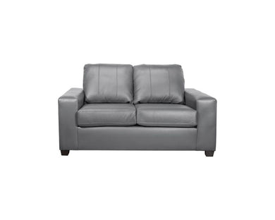 A&C Furniture leather match loveseat in clay grey Free Delivery