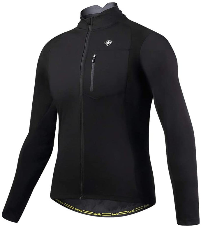 Santic Men's Cycling Jacket Fleece Thermal Winter Coat Gabriel