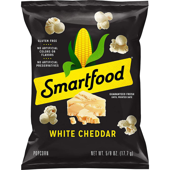 SNACK POPCORN WHT CHDR PACK OF 36