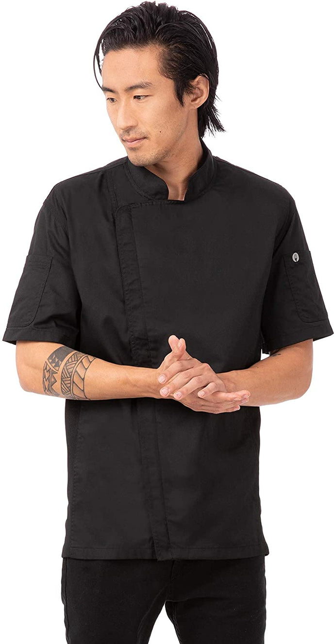 Chef Works Men's Springfield Chef Coat (BCSZ009) - DeliverMyCart.com