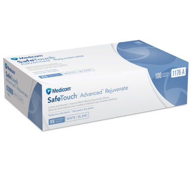 MEDICOM ADVANCED REJUVENATE NITRILE WHITE PACK OF 100