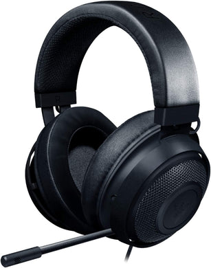 Razer Kraken Gaming Headset: Lightweight Aluminum Frame - Retractable Cardioid Mic - For PC, PS4, Nintendo Switch - 3.5 mm Headphone Jack - Classic Black