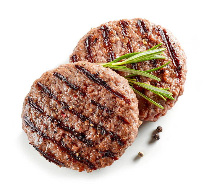 FIRE RIVER FARMS BEEF BURGER HOME STYLE 4 OZ PACK OF 80 (10KG)