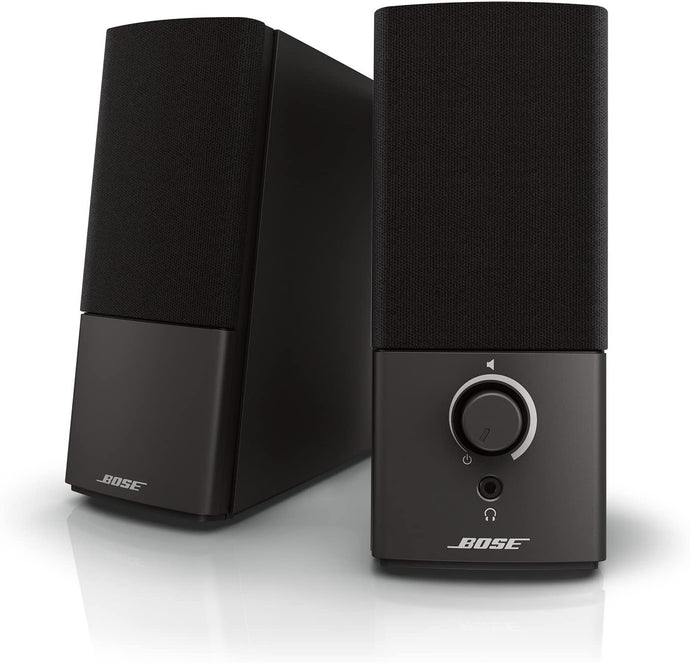 Bose Companion 2 Series III Multimedia Speakers for PC (with 3.5mm AUX & PC input), Black - 354495-1100