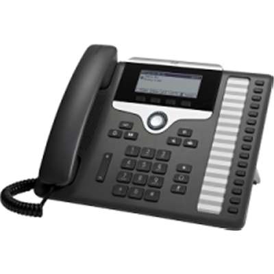 Cisco Systems TAA IP Phone 7861 Charcoal Standard Handset 16-Line 3.5 inch