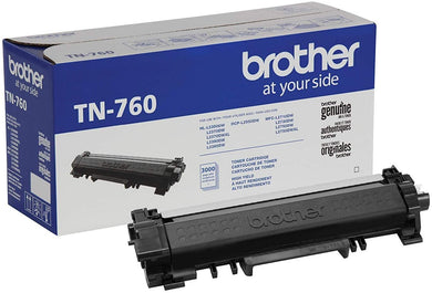 Brother Genuine TN760 Black High Yield Toner Cartridge