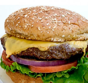 FIRE RIVER FARMS Pure Beef Patties PACK OF 24 (6 OZ) FROZEN