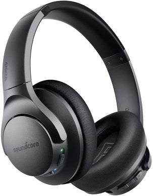 Anker Soundcore Life Q20 Bluetooth Headphones, Hybrid Active Noise Canceling, 40H Playtime, Hi-Res Audio, Deep Bass, Memory Foam Ear Cups and Headband, Wireless Over Ear Headphones for Travel, Work