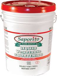 SHORTENING LIQ CREAMY PAIL 16LITER