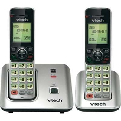 AT&T CS6619-2 Cordless Phone W / 2 Handsets Vtech CS6619-2