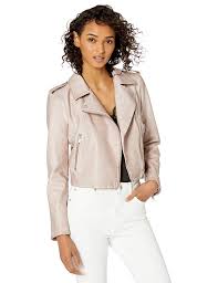 The Drop Women's Carmen Faux Leather Moto Jacket - DeliverMyCart.com