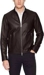 Theory mens Morvek Leather Jacket Leather Jacket