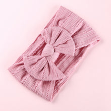 1Pcs Newborn Baby Headband For Girls Elastic Knit Children Turban Baby Bows Soft Nylon Kids Headwear Hair Accessories 32 Colors