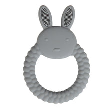 1pc Baby Teether Silicone Bracelet BPA Free  Cute Animal Silicone Pendant Wood Ring  Teething Rattle for Baby Accessories Toys