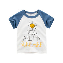 2-8T Toddler Kid Baby Boys Girls Clothes Summer Cotton T Shirt Short Sleeve Graffiti Print tshirt Children Top Infant Outfit