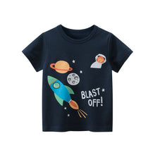 2-8T Toddler Kid Baby Boys Girls Clothes Summer Cotton T Shirt Short Sleeve Graffiti Print tshirt Children Top Infant Outfit