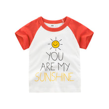 2-8T Toddler Kid Baby Boys Girls Clothes Summer Cotton T Shirt Short Sleeve Graffiti Print tshirt Children Top Infant Outfit