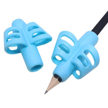 2 Pcs Three Finger Silicone Pen Holder Writing Aids Beginner Writing Children&#39;S Supplies Thumb Posture Correction