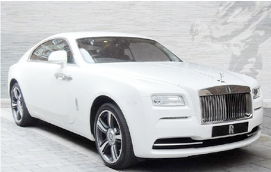 Rolls Royce Pearl White Wraith 16/66 - DeliverMyCart.com
