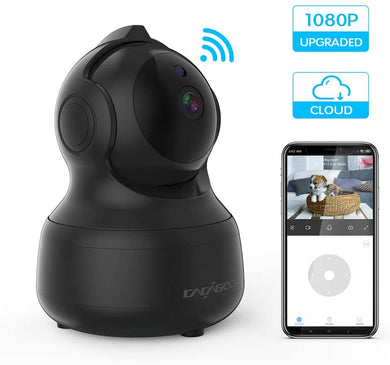 CACAGOO Baby Monitor, 2.4Ghz WiFi Wireless Security Camera Dome Camera 1080P IP Camera Pet Camera with Motion Detection Two-Way Audio IR Night Vision Cloud Storage