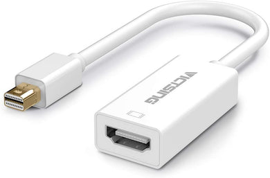 VicTsing Mini Displayport To HDMI [1080p | Thunderbolt TM Port Compatible] HDTV Adapter For MacBook/PC ( White )