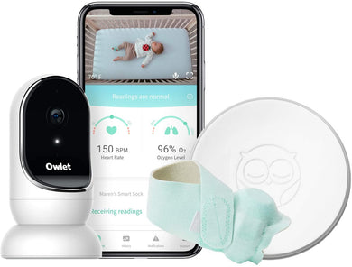 Owlet Baby Monitor Duo, Smart Sock with Camera