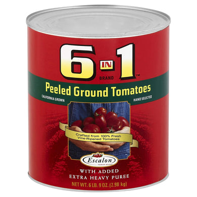 TOMATO PEELED GRND EXTRA HVY PACK OF 6