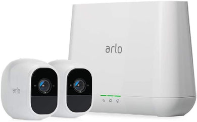 Netgear Arlo Pro 2 Home Security Camera System (2 Pack) with Siren, Wireless, Rechargeable